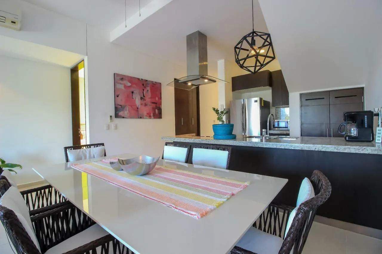 Penthouses With Private Rooftop & Hot Tub In Resort Grounds Akumal Apartament