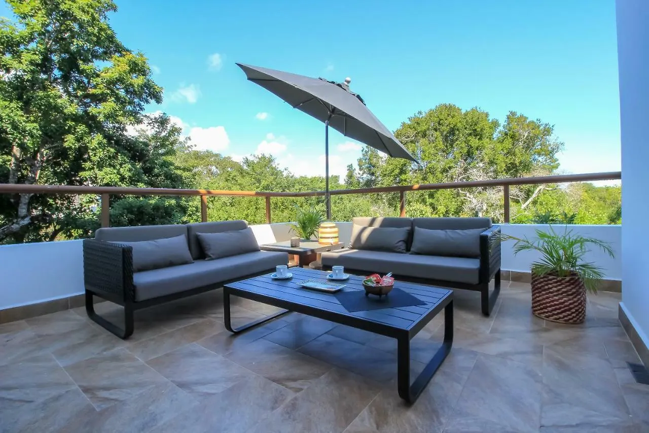 Penthouses With Private Rooftop & Hot Tub In Resort Grounds Akumal Meksyk