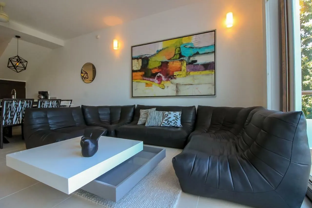 Penthouses With Private Rooftop & Hot Tub In Resort Grounds Akumal