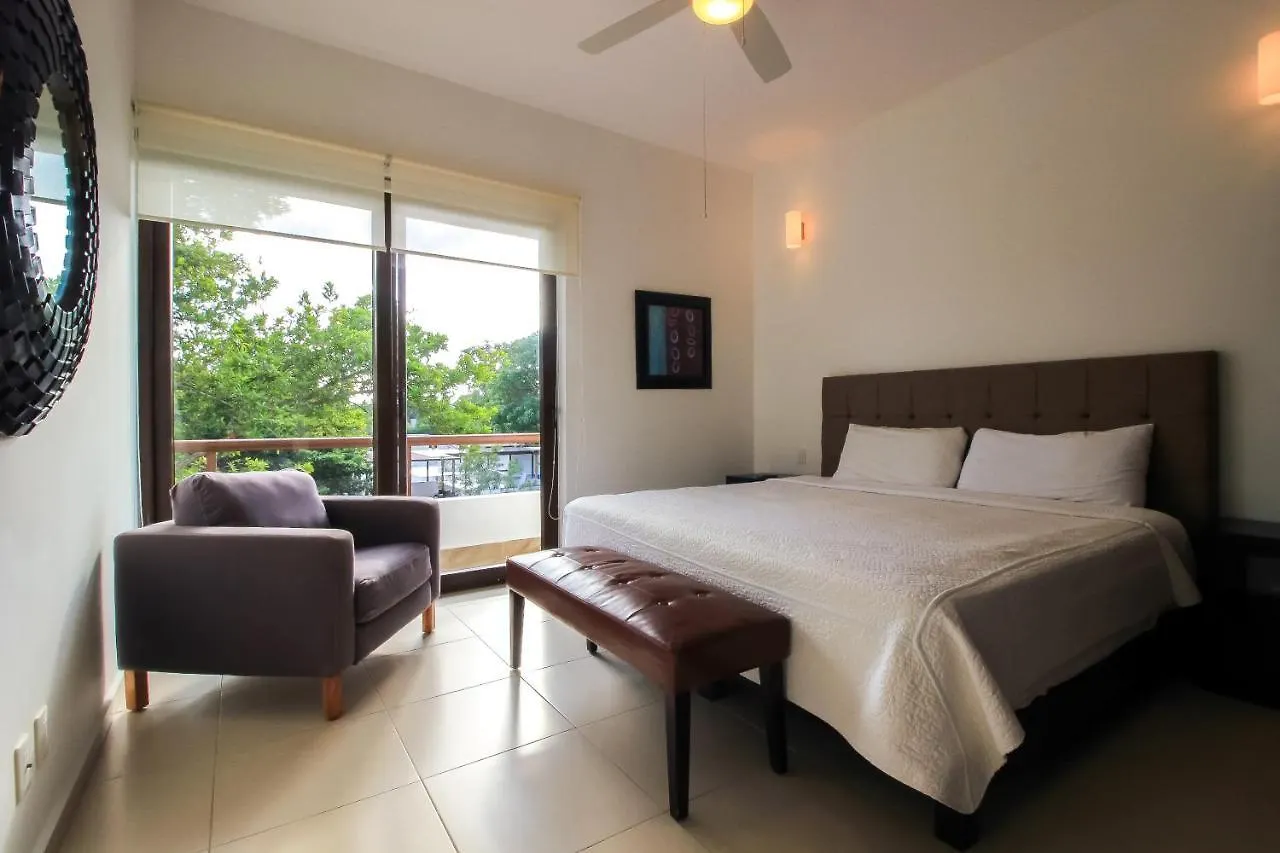 Penthouses With Private Rooftop & Hot Tub In Resort Grounds Akumal Apartament
