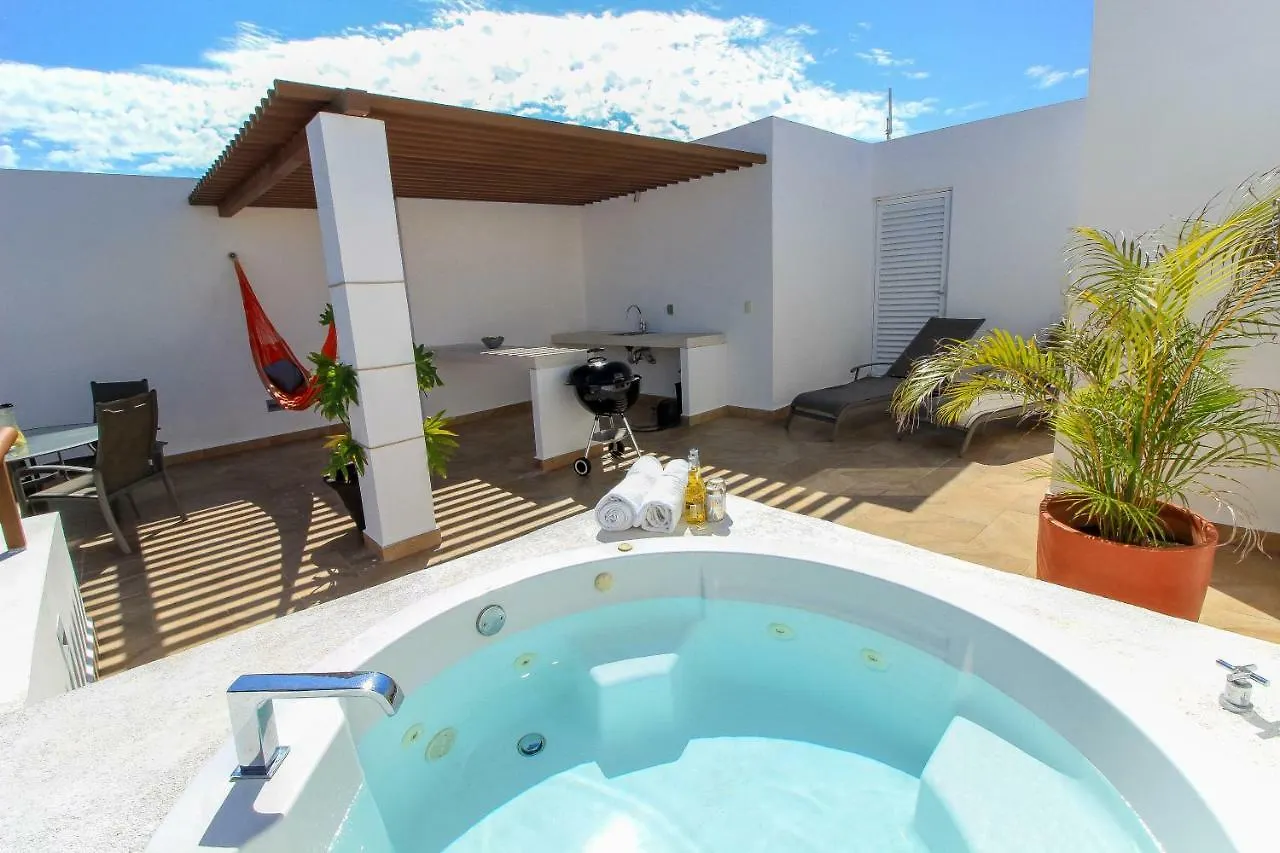 Penthouses With Private Rooftop & Hot Tub In Resort Grounds location